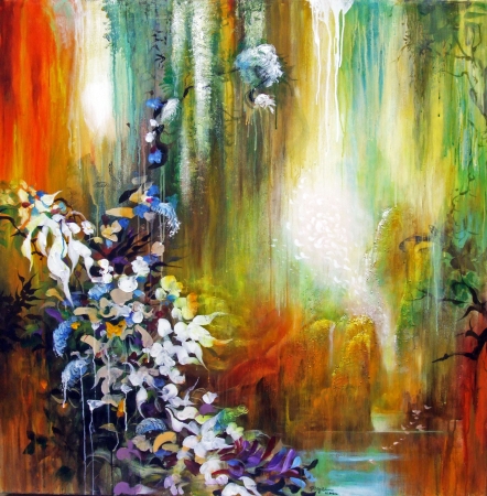 Rainbow Jungle by artist Ping Irvin